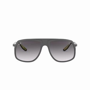 Ray-Ban x Ferrari Black Sunglasses Yellow Temple Tips Unisex